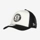 NEW ERA BROOKLYN NETS TEAM COLOUR BLCK TRUCKER WHITE