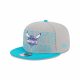 NEW ERA CHARLOTTE HORNETS 2023 NBA DRAFT 950 GREY TURQUOISE