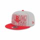 NEW ERA HOUSTON ROCKETS 2023 NBA DRAFT 950 GREY RED