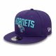 NEW ERA NBA PATCH 9FIFTY CHARLOTTE HORNETS PURPLE