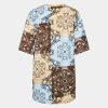 KARL KANI SMALL SIGNATURE PAISLEY TEE SAND/MULTICOLOR S