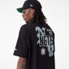 NEW ERA NBA TEAM GRPHC BP OS TEE BROOKLYN NETS BLACK S