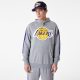 NEW ERA PULOVER NBA COLOUR BLOCK OS HOODY LOS ANGELES LAKERS GREY XXL