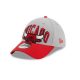 NEW ERA 3930 NBATO 23 CHICAGO BULLS GREY/RED