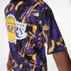 NEW ERA NBA AOP MESH OS TEE LOS ANGELES LAKERS PURPLE