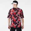 NEW ERA NBA AOP MESH OS TEE CHICAGO BULLS RED XL