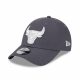 NEW ERA METALLIC 9FORTY CHICAGO BULLS GREY