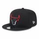 NEW ERA SPLIT LOGO 9FIFTY CHICAGO BULLS BLACK