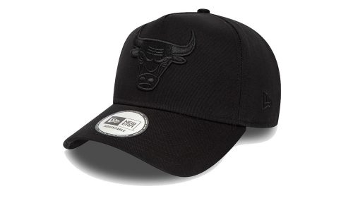 New Era Chicago Bulls Nba Seasonal Black E-Frame Trucker Cap Black