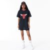 New Era NBA Chicago Bulls Womens Mesh Dress Black M