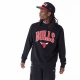 New Era NBA Arch Graphic Chicago Bulls Oversized Crew Neck Sweatshirt Black XXL