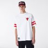 New Era NBA Arch Graphic Chicago Bulls Oversized T-Shirt White S