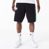 New Era NBA Mesh Panel Boston Celtics Oversized Shorts Black XL