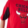 New Era NBA Panel Chicago Bulls Oversized T-Shirt Red XXL