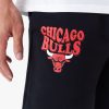 New Era NBA Script Chicago Bulls Relaxed Joggers Black S