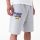 New Era NBA Script Los Angeles Lakers Oversized Shorts Grey XL