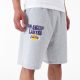 New Era NBA Script Los Angeles Lakers Oversized Shorts Grey