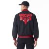 New Era NBA Script Chicago Bulls Bomber Jacket Black L