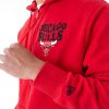 New Era NBA Script Chicago Bulls Full Zip Hoodie Red M