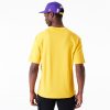 New Era T-Shirt Oversize Los Angeles Lakers NBA Large Wordmark Yellow