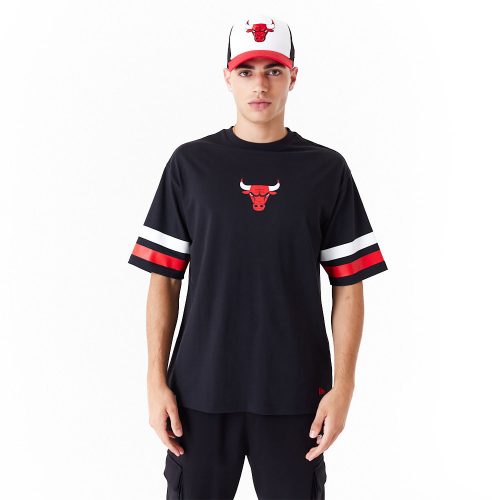 New Era NBA Arch Graphic Chicago Bulls Oversized T-Shirt Black L