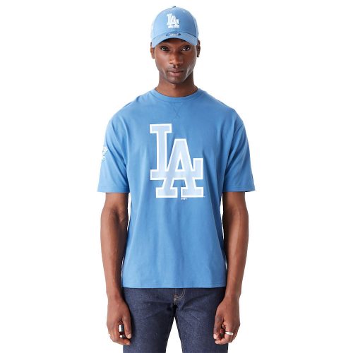 New Era World Series LA Dodgers Oversized T-Shirt Blue XXL