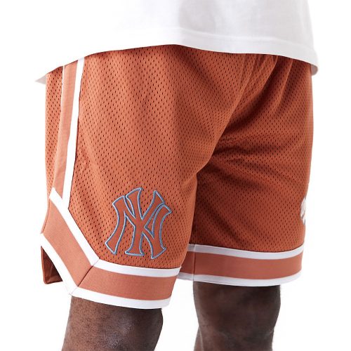 New Era World Series New York Yankees Mesh Shorts Brown M