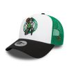 New Era NBA Boston Celtics 9FORTY A-Frame Trucker Cap Green