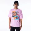 New Era Chicago Bulls Retro Graphic OS Tee Pink