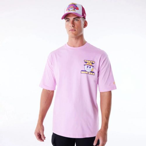 New Era Location Graphic Tokyo OS TEE Pink M