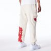 New Era NBA Chicago Bulls Wordmark Fleece Cargo Joggers White S