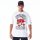 New Era Chicago Bulls Graphic Drop Shoulder Tee White