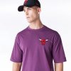 New Era League Essential Chicago Bulls Oversized T-Shirt Purple XL