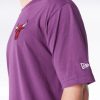 New Era League Essential Chicago Bulls Oversized T-Shirt Purple