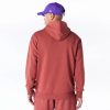 New Era League Essential Los Angeles Lakers Oversized Pullover Hoodie Brown XXL