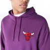 New Era League Essential Chicago Bulls Oversized Pullover Hoodie Purple XL