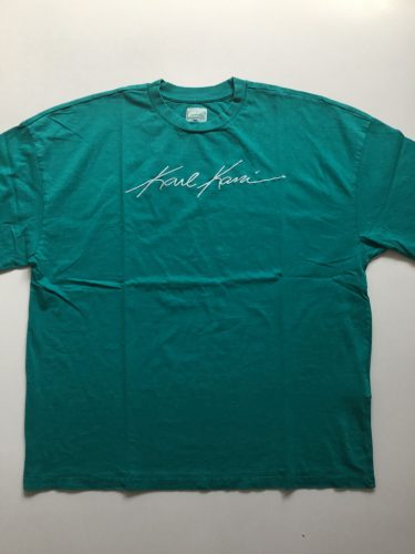 Karl Kani Autograph Washed Boxy Tee aqua S