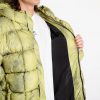 Karl Kani Sport Patch Square Quilted Tie Dye Puffer Jacket Lime Green S