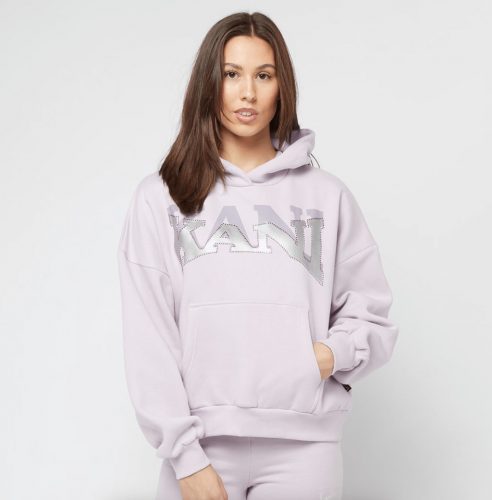 Karl Kani Woven Signature Glitter OS Hoodie Lilac S