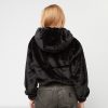 Karl Kani Metal Signature Vegan Fur Zip Hoodie Jacket Black XS