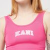 Karl Kani Small Serif Bustier Top Pink L