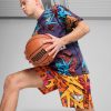 Puma Melo Phoenix Short Orange Glow-AOP L