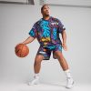 Puma Melo Phoenix AOP Tee Blue Crystal-AOP L