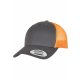 FLEXFIT RETRO TRUCKER 2-TONE CHARCOAL/NEON ORANGE