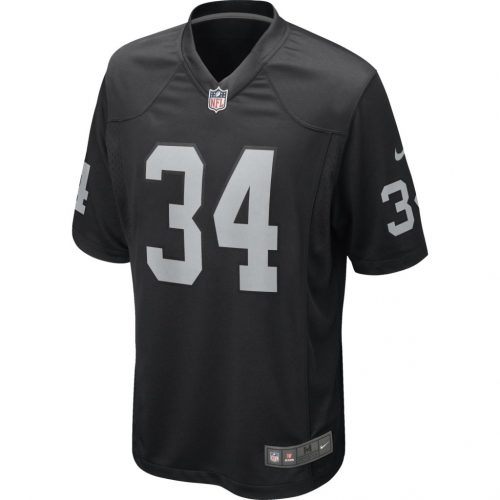 Nike NFL Home Game Jersey - Throwback Player - Bo Jackson 34 - Las Vegas Raiders Black L