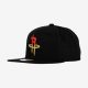 MITCHELL & NESS NBA HOUSTON ROCKETS GOLD DIP DOWN SNAPBACK BLACK