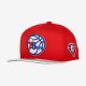 MITCHELL & NESS PHILADELPHIA 76ERS 75TH PLATINUM SNAPBACK RED