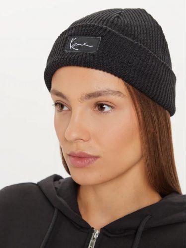 Karl Kani Woven Signature Essential Fisherman Beanie Black ONE