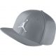 Jordan Jumpman Snapback Hat WOLF GREY/WHITE