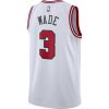 NBA X Nike Dwyane Wade Chicago Bulls Nike Association Edition Swingman Jersey WHITE/UNIVERSITY RED/BLACK